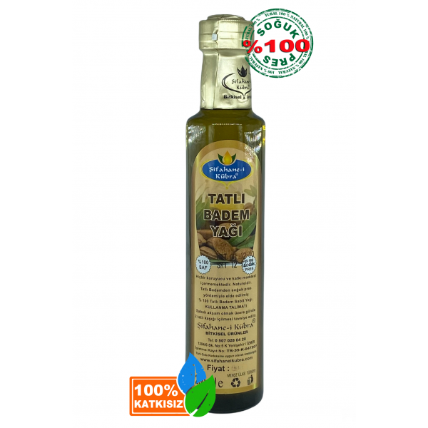 Tatlı Badem Yağı 250 ml